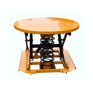 Hydraulic Electric Rotating Pallet Lift Table 12000 Lb 2 Ton