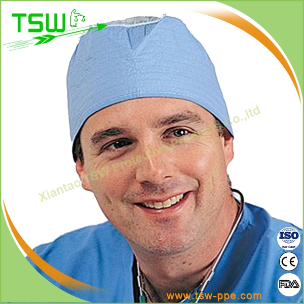 Sterilized Disposable Non Woven Surgical Cap For Doctor