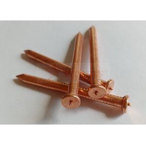 Copper Plated Steel Welding Insulation Pins 3x110mm For Ship Bulkhead Insulation