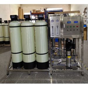 1000LPH Auto Control Deionized Water Purifier 5000GPD Industrial Reverse Osmosis