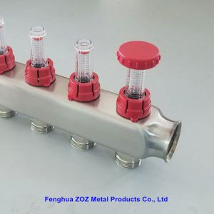 Heating Manifold Flow Meter Valve , Underfloor Manifold 1/2" Flow Meter, Under