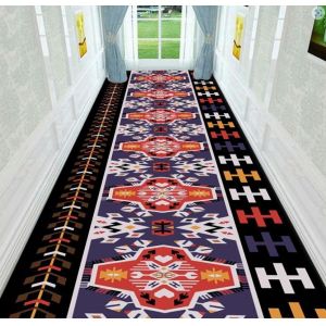 Vintage Carpet National Style Commercial Floor Mat For Hotel Corridor Banquet