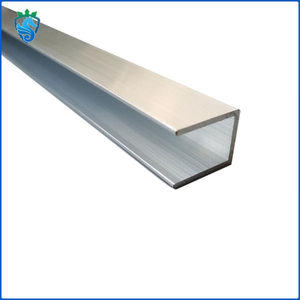 Buy 2mm Aluminum Armrest Profile Fixed Card Slot Equilateral U Shaped at wholesale prices
