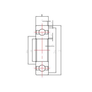 Precision Deep Groove Ball Bearings ( EMQ Bearings ) 68/2.5