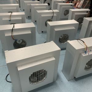Metal FFU DOP Laminar Flow Cabinet High Airflow Capacity