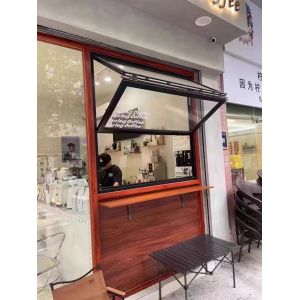 Interior Courtyard Folding Window Connection Enabling Climate-Controlled Access