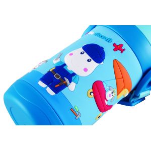 3in1 Step Double Wall Stainless Steel Vacuum Baby Bottles 350ml