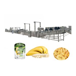 CE certificate high quality 300kgph plant banana chips making machines