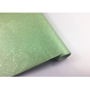 PVC Vinyl Turquoise Damask Wallpaper Peelable Textured Damask Wallpaper