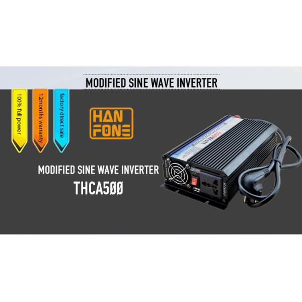 HanFong 500 Watt Modified Sine Wave Power Inverters , 50Hz / 60Hz 12v to 220v UPS Inverter Inversor de la energía, inver