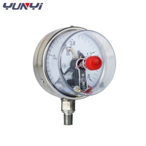 2.5% Hydraulic Digital Oil Pressure Gauge Electrical Contact