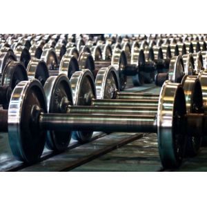 750mm Steel Rail Wheels 560HB Hardness For Track Maintenance Vehicles OEM