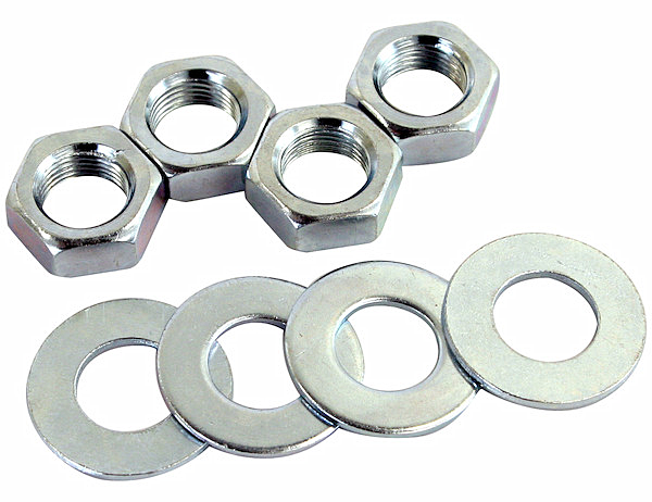 Control Cable Nut And Washer Kit Coarse Thread Hex Nuts