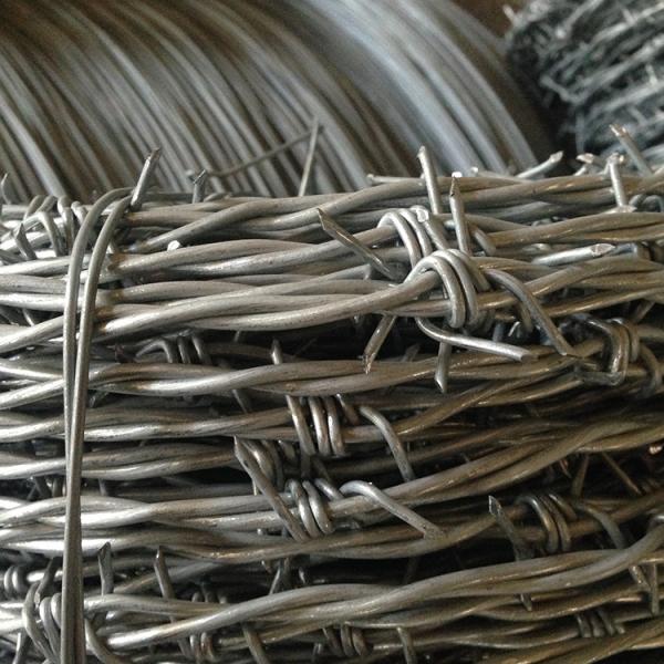 Normal Twisted Electric Galvanized Barbed Wire Security Barbed Wire Fencing In