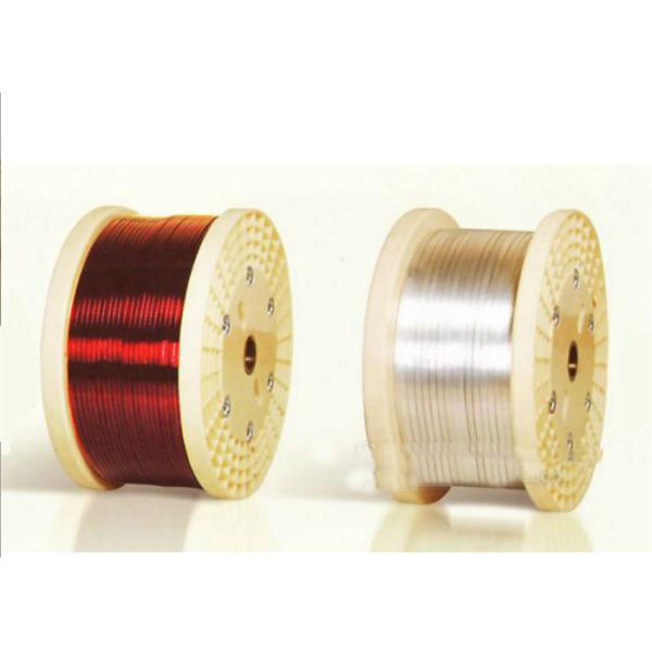 Rectangular Electric Motor Winding Wire , 0.012 - 4.5mm High Temperature Copper