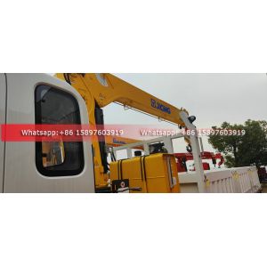 140HP to 168HP 4x2 JAC Truck Mounted Crane 5Tons Lifting Capacity