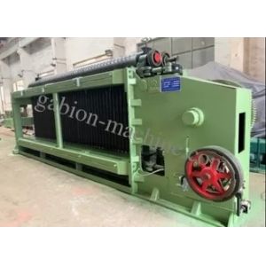 Double Rack Drive 4.2mm Wire Gabion Machine For Sustain Bank
