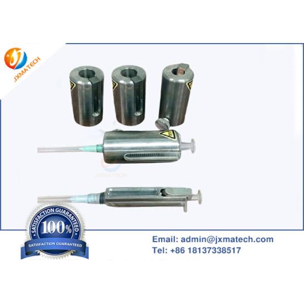 Buy 90WNiFe Heavy Tungsten Alloy Syringe For Nuclear Shielded Use at wholesale prices
