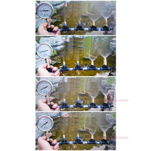 Atomization Water Misting Brass Nozzle Connectors Low Pressure Watering