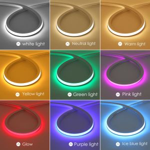 Embedded Silicone Sleeve Neon Led Strip 12V 24V Led Strip Dimmable