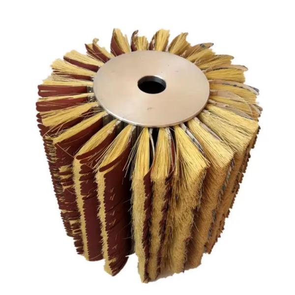 Sanding System Tampico Fiber Sisal Polishing Roller Brush for Wood Polishing