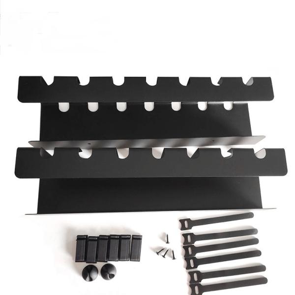 Buy Powder Coating Home Office Wall Ceiling Mounting Desk Cable Management Rack Tray With C Clamp at wholesale prices