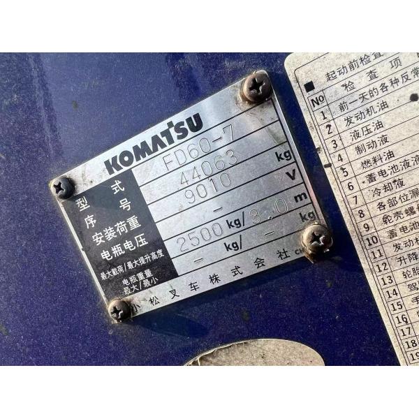 Used Komatsu FD60 Forklift Is Originally Imported From Japan