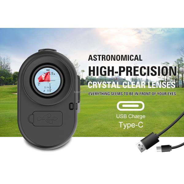 Durable Construction 800m High Accuracy OEM Golf Rangefinder with Slope Magnetic Function and Sport Laser Technology