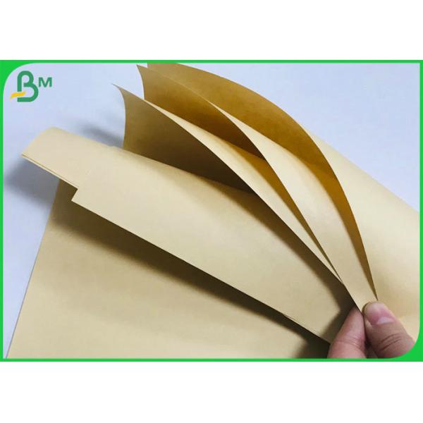 Biodegradable bamboo pulp Paper 70g 90g Brown Packaging Paper for food Wrapper