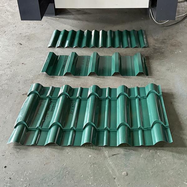 Delta Inverter Three Layer Roofing Steel Profile Roll Forming Machine For 0.25-0.6mm Material Thickness