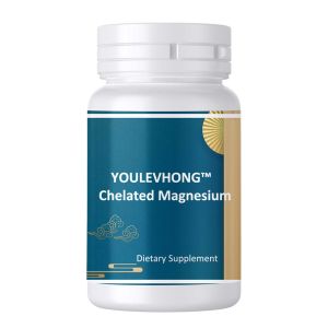 Chelated Magnesium Supplement Capsules Healthy Bones And Teeth Natural Dietary