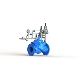 Blue Nylon Reinforcement Surge Anticipating Valve Hydraulically Operated