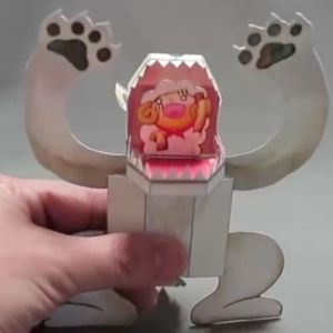 DIY Paper Toys Origami Toys Creative Cartoon Cute Origami Paper Toys Organ