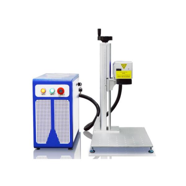 Fiber Laser Metal Marking Machine , Metal Stainless Steel Laser Engraving