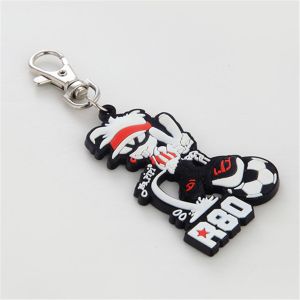 Soft PVC Key Chain Ring Personalized Custom Logo For Promotion Gift