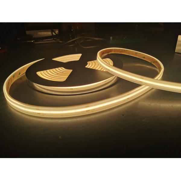 Dimmable 10mm led strips lighting flex 24v dim cob led strip ribbon lights 480 bulbs per meter tape
