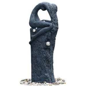 Sadness Girl 47 Fashion Outside Copper Water Fountains With Lights