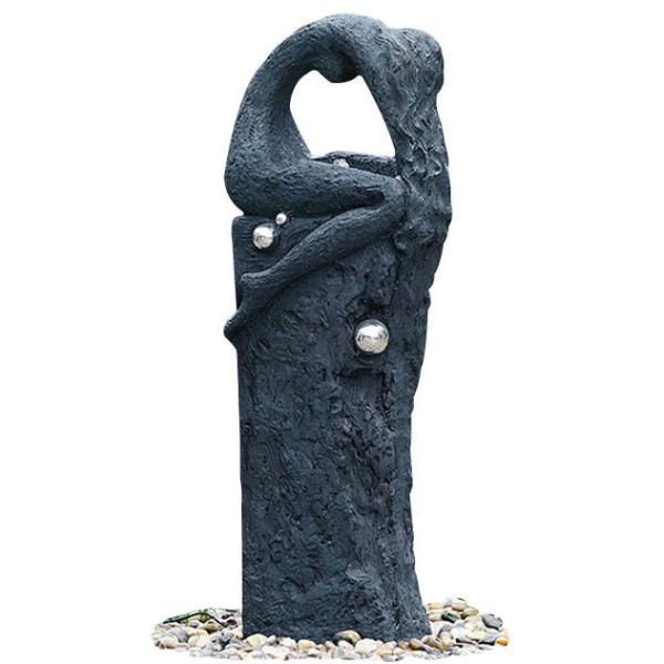 Buy Sadness Girl 47" Fashion Outside Copper Water Fountains With Lights at wholesale prices