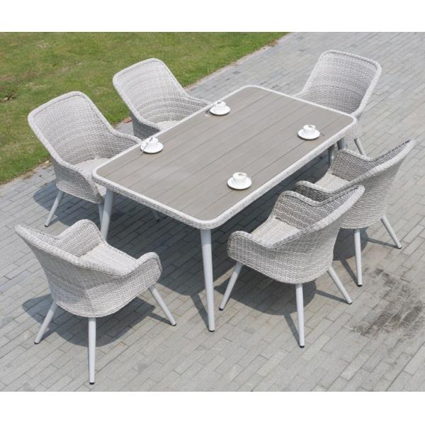 Hot Sales PE Rattan Aluminium chairs and table Hotel Outdoor Garden Patio chair