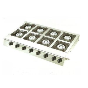 Quality Commercial Stainless Steel Gas / Electric Cooking Range With 8 Burners for sale