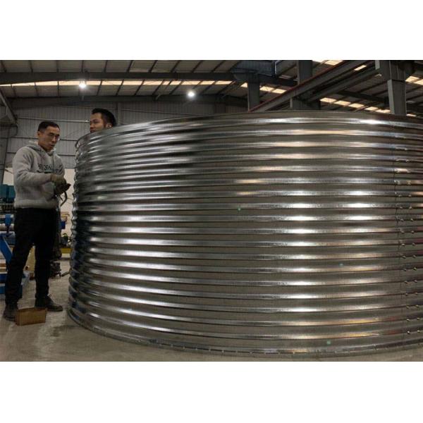 Buy Diameter 6.4m Galvanized Bolt Aquaculture Fish Tanks at wholesale prices