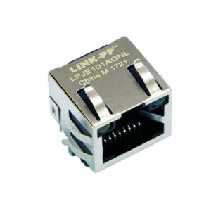 Quality XRJM-S-01-8-8-1-9F1-IPW RJ45 Single Port Shielded With LED 8P8C LPJE101-9AGNL for sale
