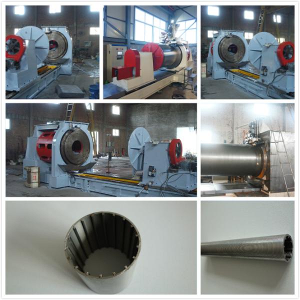 High Precision Carbon Steel Wedge Wire Screen Machine Max. 21000MM Diameter