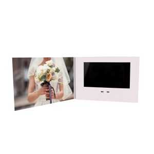 Luxury design LCD Screen Customization Birthday Wedding Invitation Video