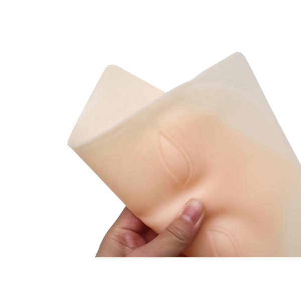 Soft 3D Silicone Eyeliner Lip Permanent Makeup Practice Skin 18.5*14*0.2cm