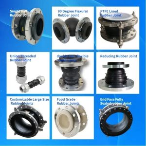 Stainless Steel Expansion Bellows Pipeline Flexible Limit Tie Flange Connection