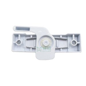 China Small White Color Crescent Locks Aluminum Alloy With Powder Coated Surface on sale
