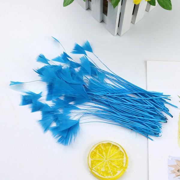 8-10cm Dyed Stripped Goose Carnival Feathers For Customer Requirements
