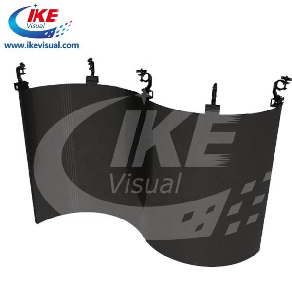 Quality Outdoor Rental Flexible LED Display Screen Curved Soft RGB LED Screen IP65 P3P4P6P9 for sale