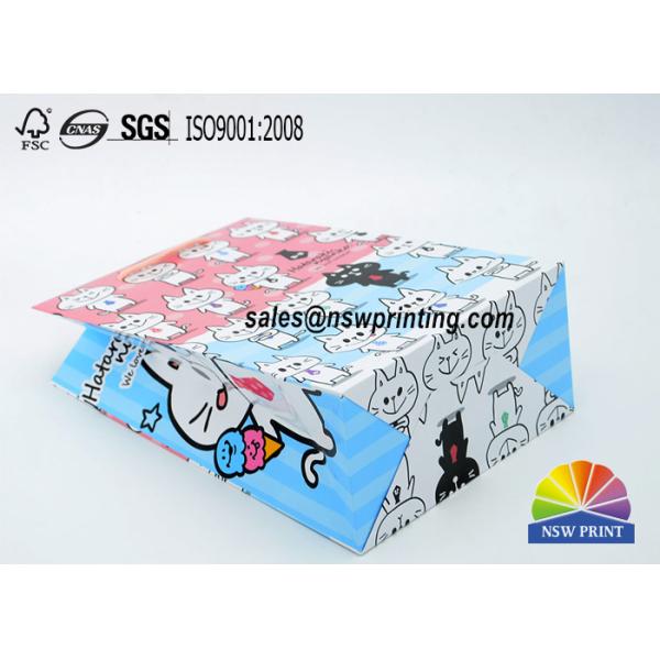 Matt Laminated Full Color Printintg Cartoon Custom Paper Shopping Bags